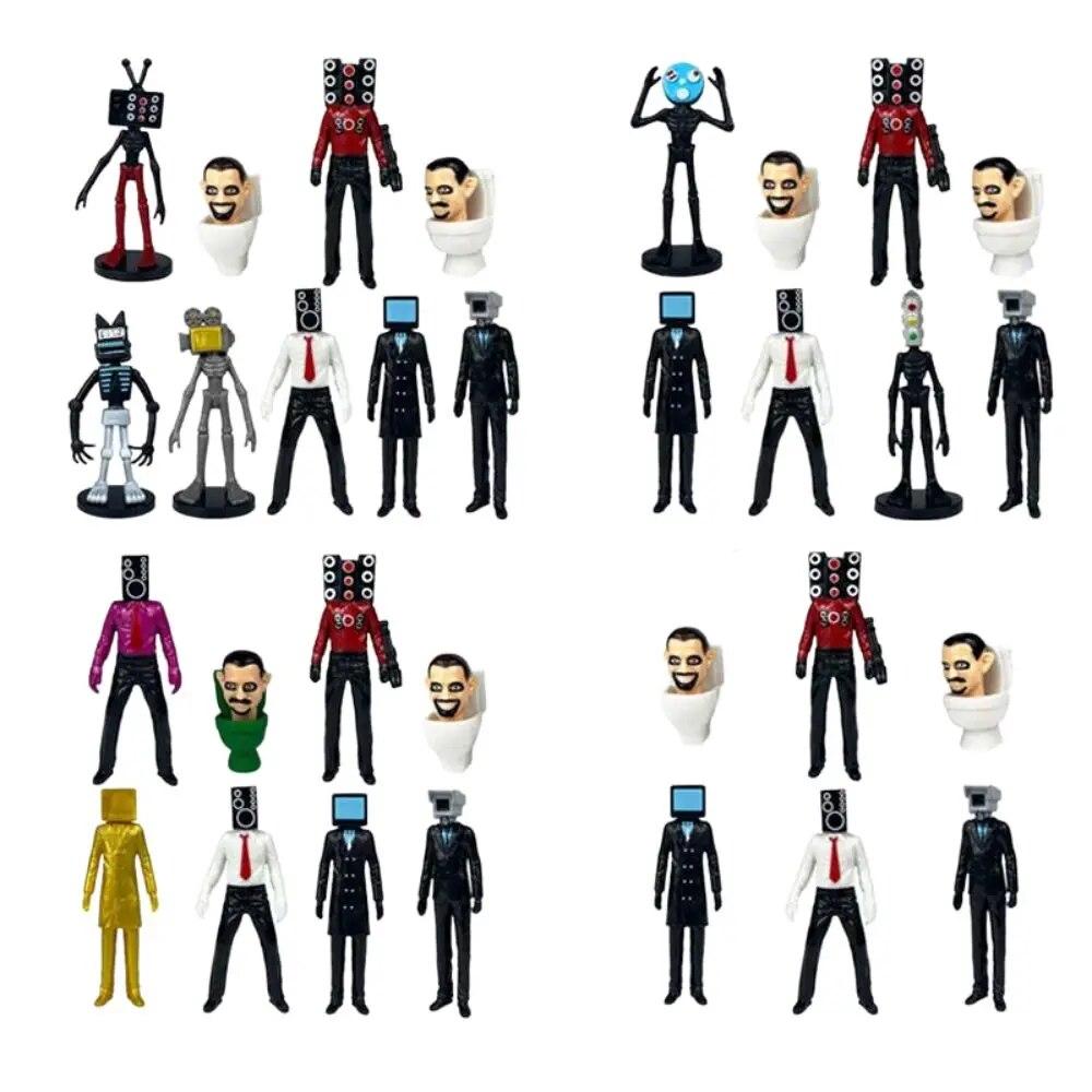 Skibidi WC Muž Kamera Muž Postava Reproduktor Muž Model Kameraman Figurky Dekorace PVC panenka Sběratelská hračka