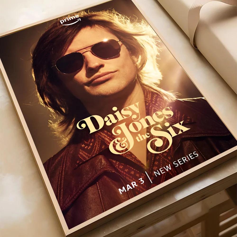 Daisy Jones The Six Płótno Malarskie Plakat Dom Salon Sypialnia Bar Kawiarnia Dekoracja Artystyczna Wystrój Pokoju