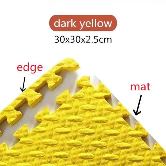 2.5CM Thick 30×30 Solid Color Baby Children's Room Game Mat Carpet Playing Activity Gym Mat Puzzle Environmental Protection Mats