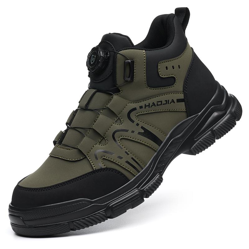 

Fashion Men New Safety Shoes Anti-smash Work Shoes Anti puncture Steel toe shoes Security Boots Work Sneakers Protection Shoes 37