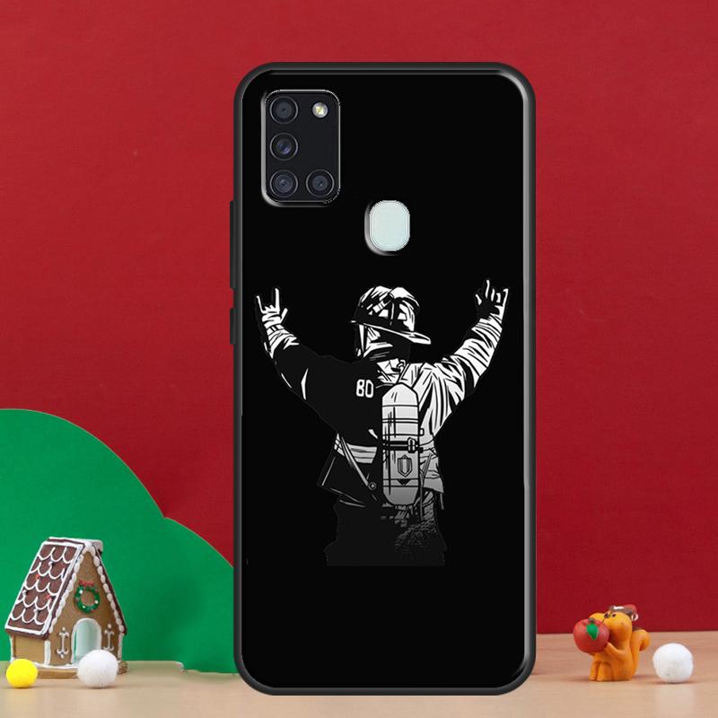 Firefighter Heroes Fireman Case For Samsung Galaxy A54 A34 A14 A51 A71 A50 A52S A12 A22 A32 A52 A53 A33 A13 Cover Coque