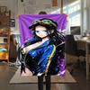 1PC Nico Robin Patterned Flannel Blanket Suitable For All Seasons For Home Decor Warmth And Comfort Gifts Holiday Present