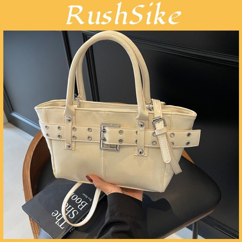 Women Urban Minimalist Pu Bag With Top Zip And Inner Pocket For Casual Outings