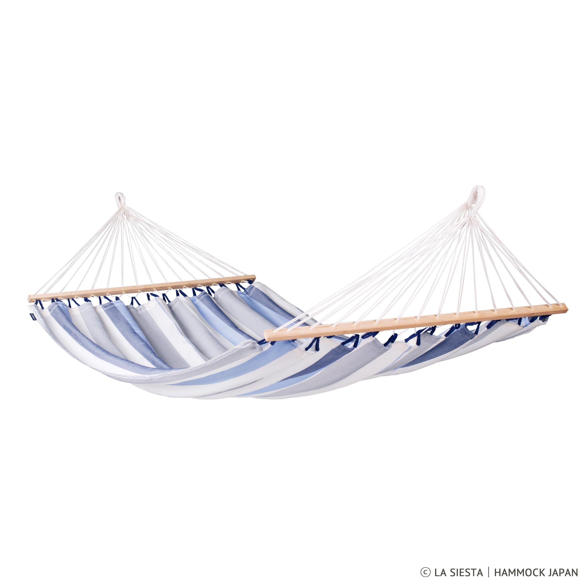 

LA SIESTA Hammock with Double Alisio Made by Hamactex for Outdoor Bar, Size, [1-2 Person], Use, ALR16-13 (Sea Salt)