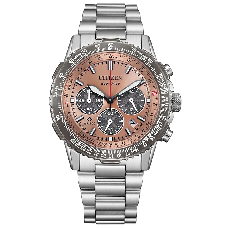 

[Citizen] watch pro master Photovoltaic eco-drive waterproof SKY Salmon CA4664-60X men s silver
