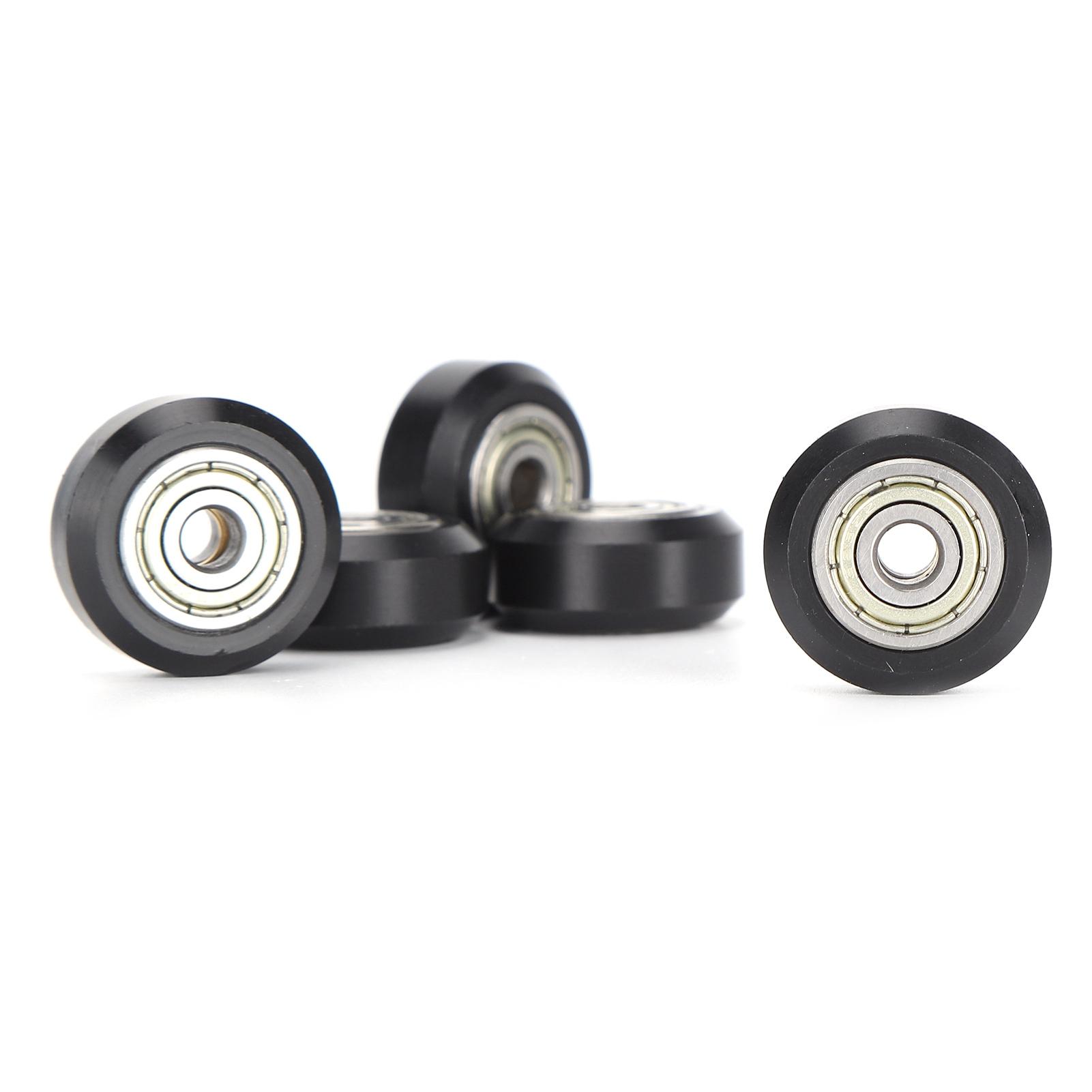 5Pcs POM Pulleys 625zz Bearing Passive Round Wheels Rollers Compatible for 3D Printer