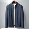 Spring Men's Stand Collar Plus Size Executive Jacket
