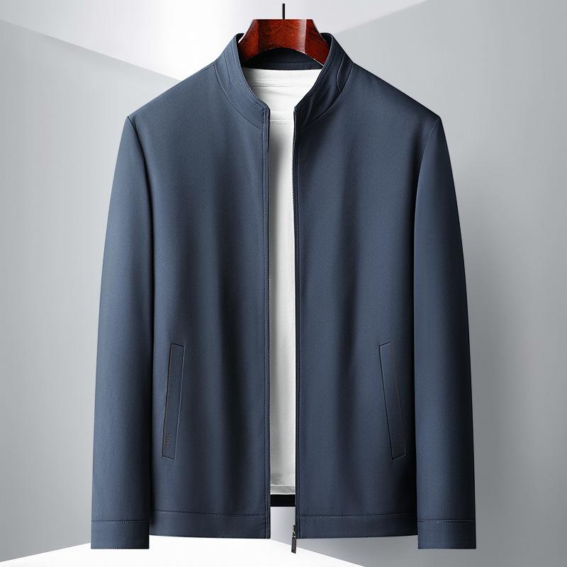 Spring Men's Stand Collar Plus Size Executive Jacket