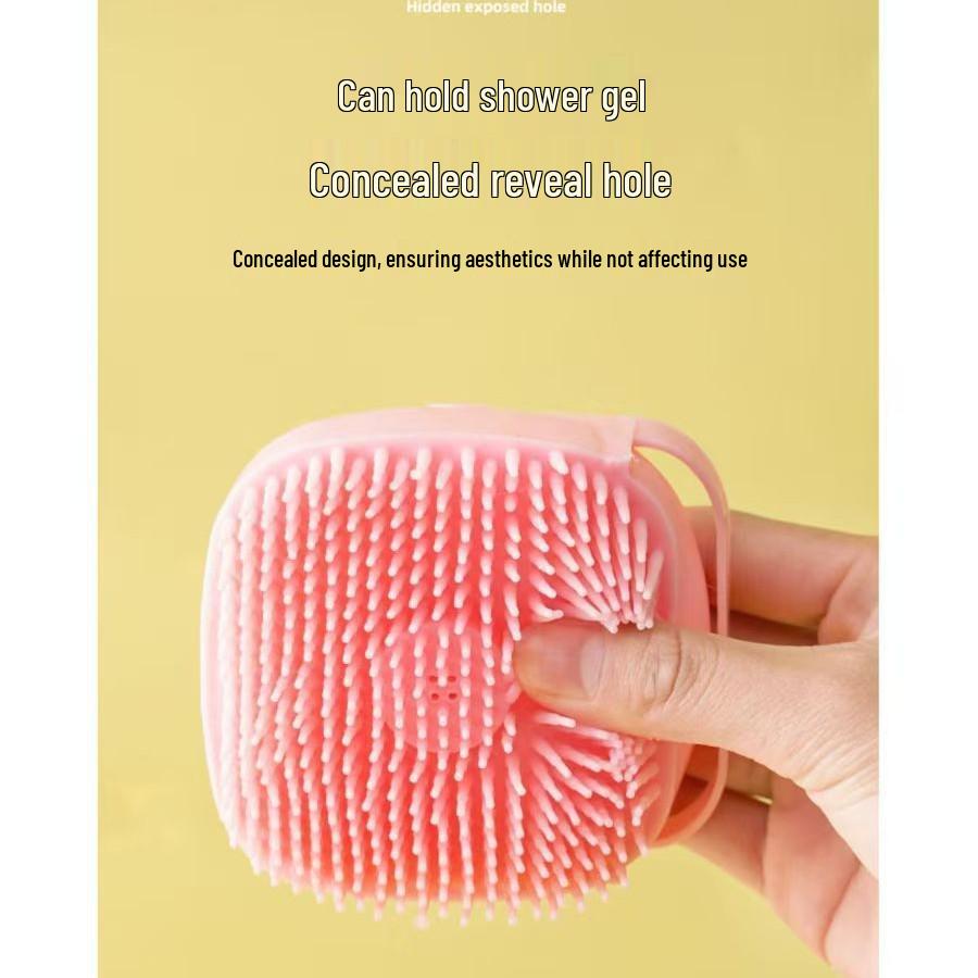 Silicone Pet Bath & Massage Brush for Dogs, Cats & Babies - Hair Removal & Bathing Tool