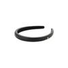 Mila Owen Faux Leather Headband Black Adult Hair Accessory