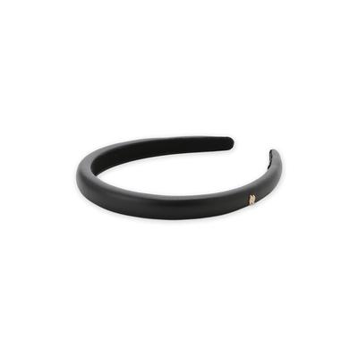 Mila Owen Faux Leather Headband Black Adult Hair Accessory