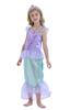 Ariel Prinses Kostuums Cosplay Jurk voor Kinderen Meisjes Zeemeermin Jurk Meisjes Zomer Casual Halloween Verjaardagsfeest Verkleden