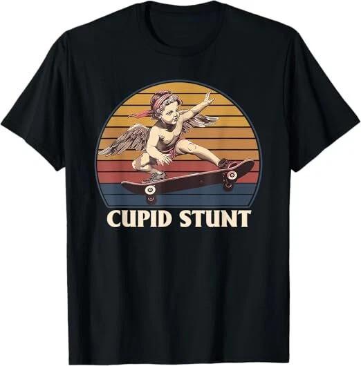 Cupid Stunt Funny Sarcastic Offensive Humor Embarrassing T-Shirt S