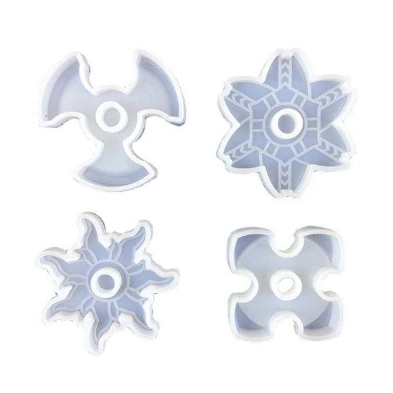 Silicone Fidgets Spinner Mould For Adults And Kids To Make Unique Handmade Toys