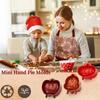 Halloween Christmas Mold Pie Cutter and Sealer Round Empanada Press Maker Pumpkin Mould Kitchen Gadget Cookie Mould for Baking
