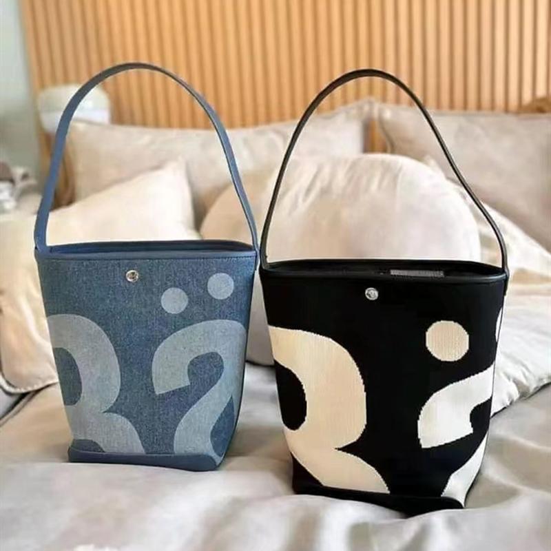

Bucket Bag High Capacity Commuter Tote Bag Women s Canvas Fashion Underarm Shoulder Bag