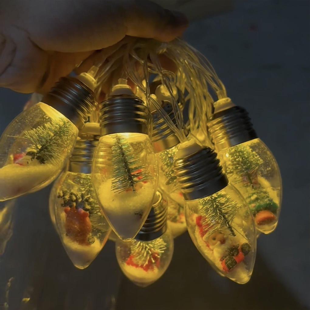 Lively Christmas Light Bulb String For Indoor Decoration Indoor Christmas Lights