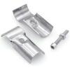 6 Sets Of T Clamps,Stainless Steel, Silver, Pipe Clamps, 1" OD, 25MM