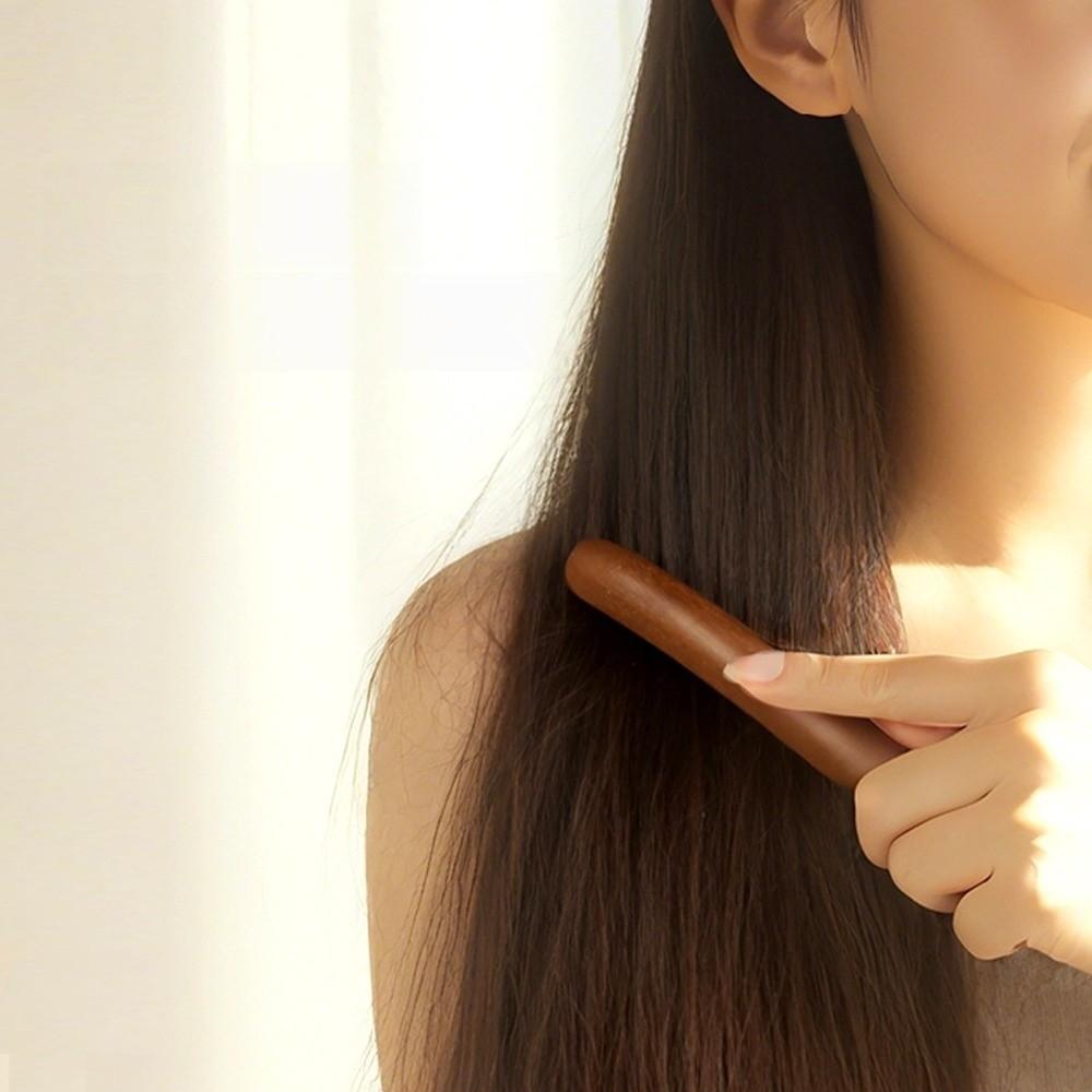 Natural Material Brass Meridian Comb Reduce Puffiness Guasha Scalp Tool Scalp Care