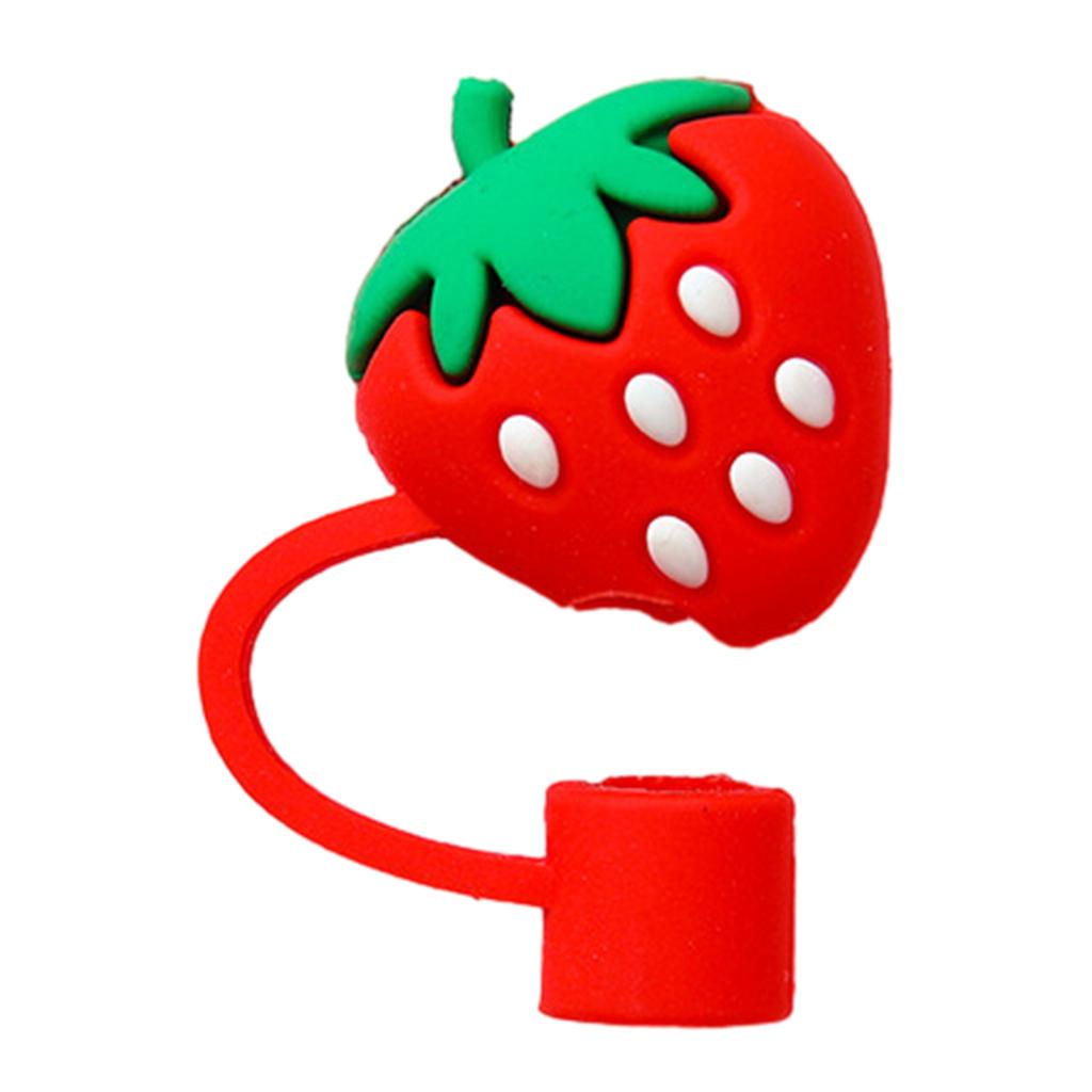 Universal Cartoon Straw Topper Practical Drink Straw Dust Cover For Wedding Party