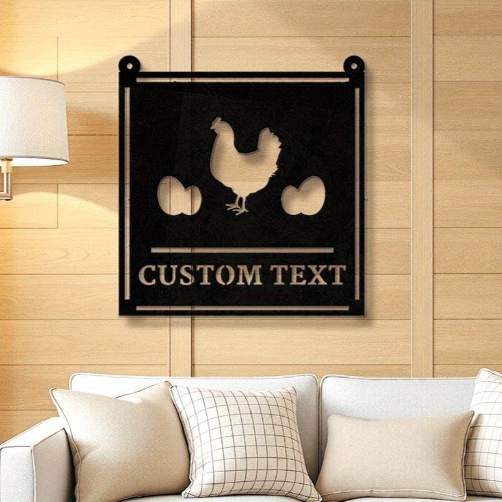 Unique Handmade Custom Country Coop Delights Sign Adorned with Eggs and Chickens Perfect for Rustic Homes and Thoughtful Gifting
