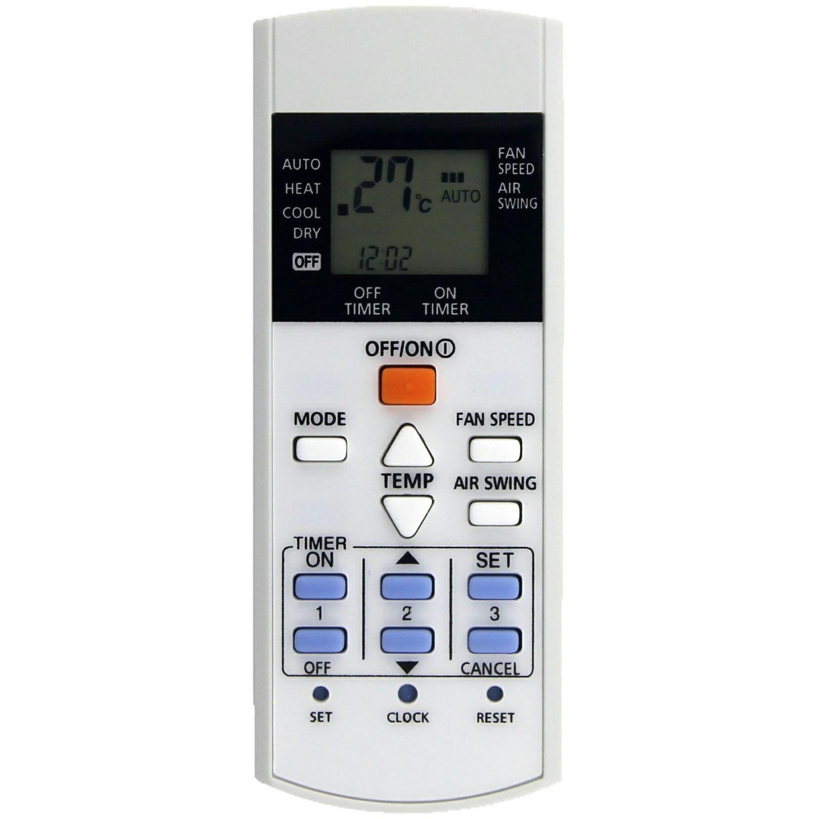 

A75C3623 For Panasonic Air Conditioner Remote Control Ergonomic Replacement Wireless Controller A