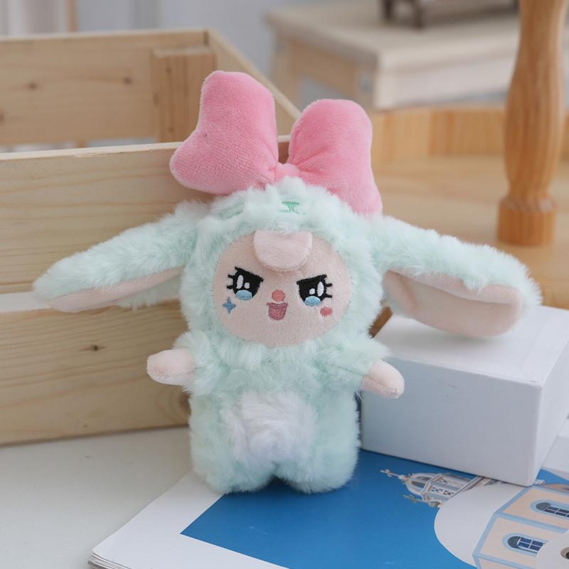 Bunny Plush Enchanting Keychain Doll Dreamy Cute Soft Toy Vibrant Colors 18cm