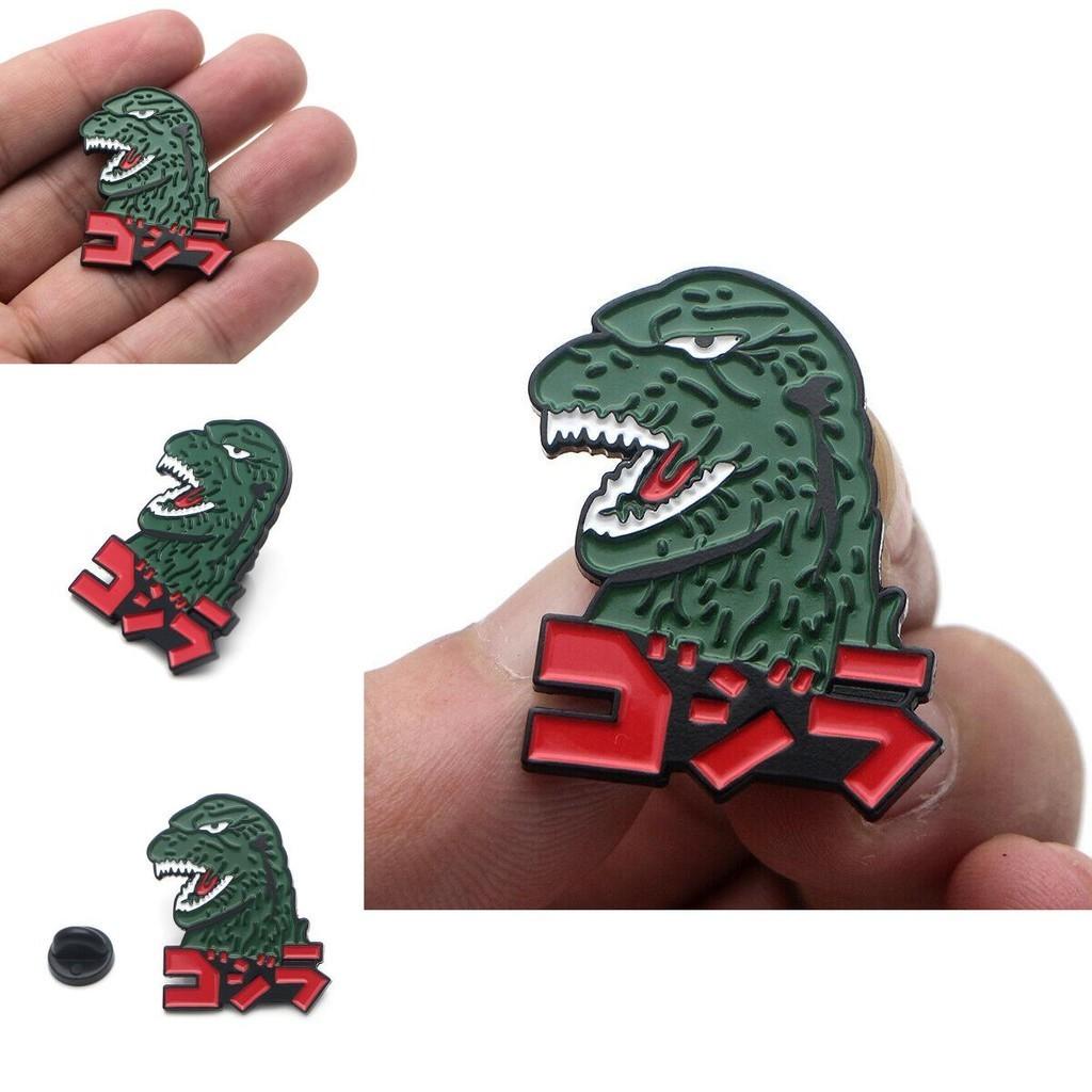 Squisiti Spille Smaltate Mostri di Godzilla Anime Cosplay Spilla Metallica Per Zaino Borse Cappelli