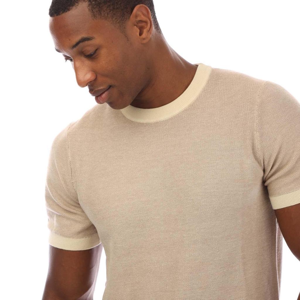 Hugo Boss Męski dzianinowy T-shirt