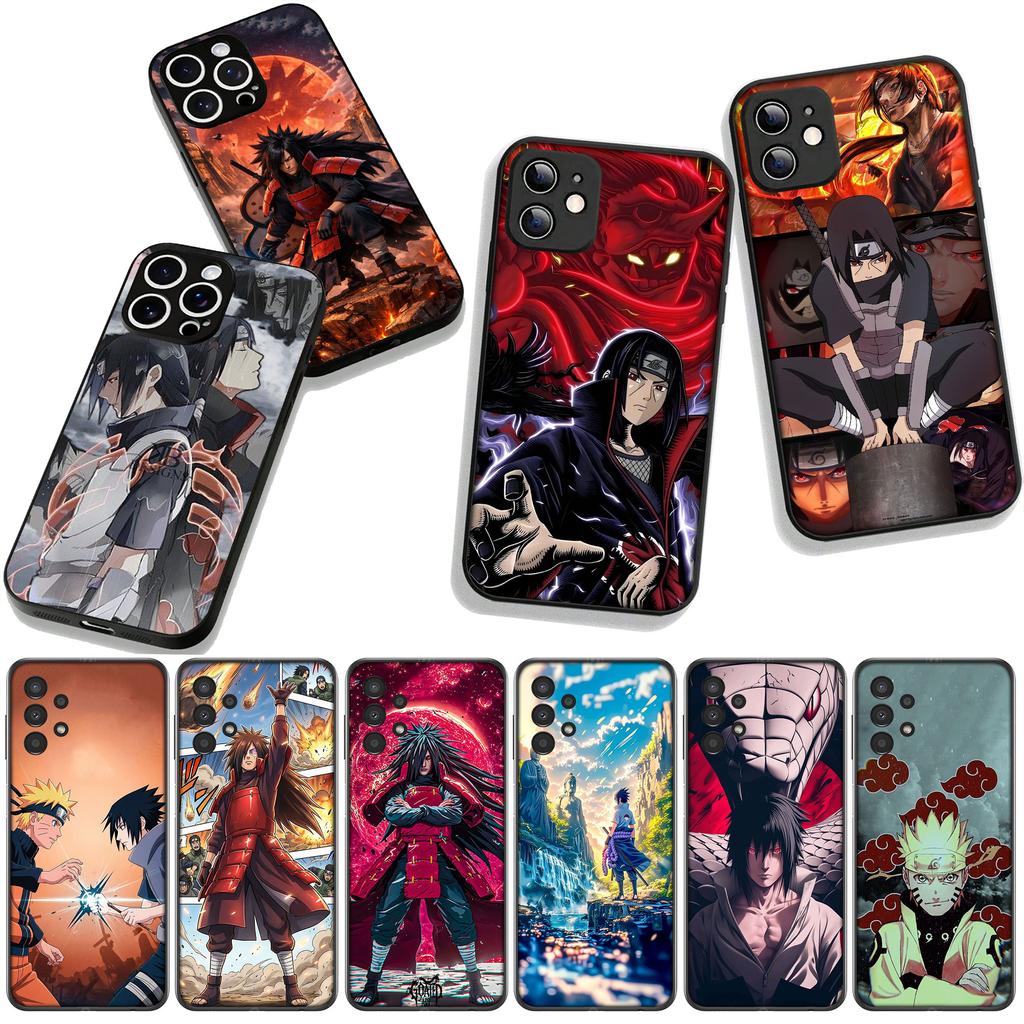 Cover for Apple iPhone 17 16 11 Pro XS Max XR 6 7 8 Plus 16E SE 2020 Air 5 SE2 Phone Case Madaras Narutos Sasuke Uchiha Itachi