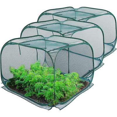 Faltbare Pflanzenschutz-Netzabdeckung Frostschutz Pflanzen Gewächshaus Zubehör Setzlinge Schutz Gartennnetz Hochbeet