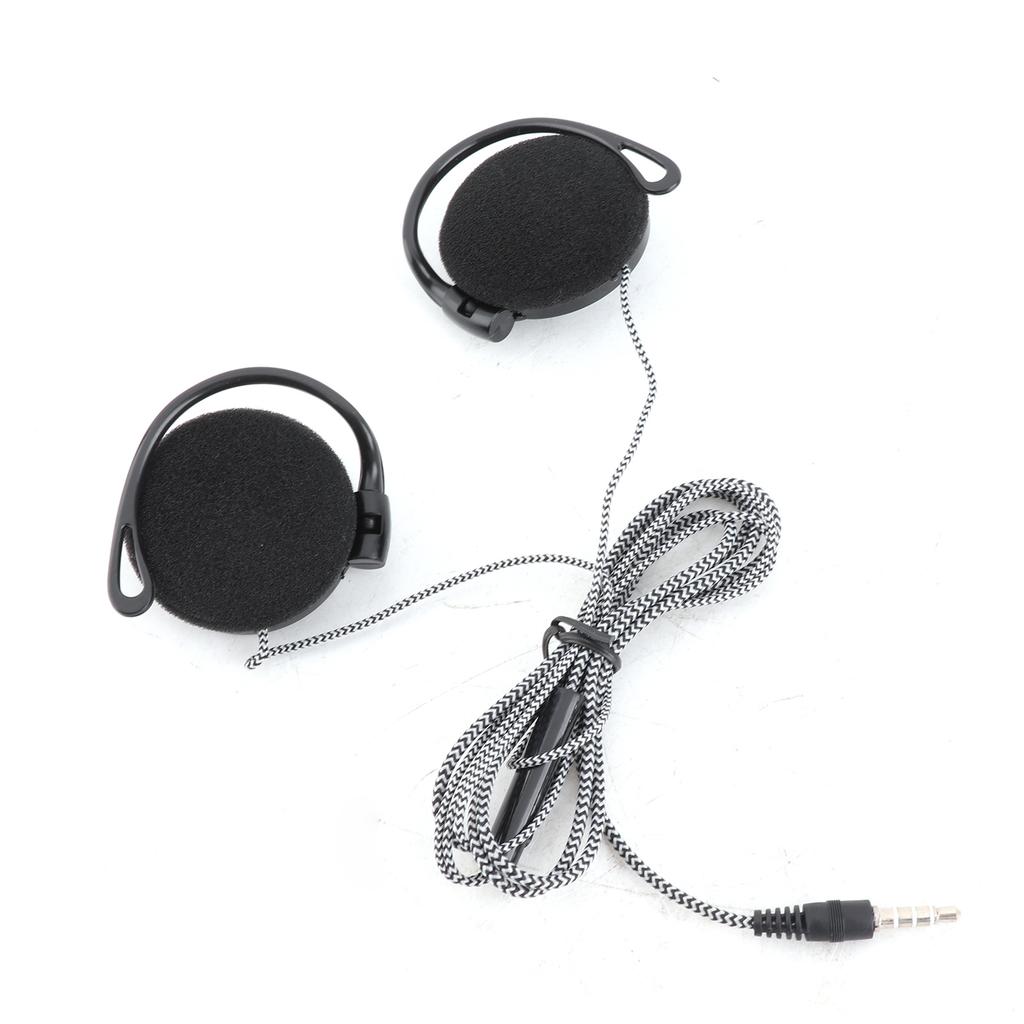 Sport Headphone 3.5mm Ear Hook Headset Line Control Earphone Earpiece for Phone