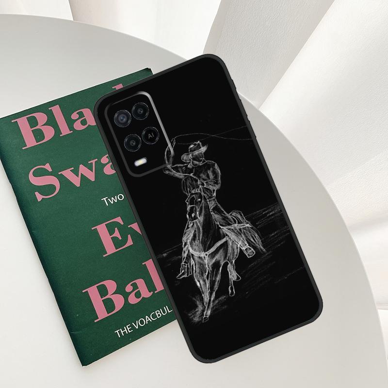 Extreme Sport Rodeo Cowboy Lasso For OPPO A98 A78 A18 A38 A58 A5 A6 Pro A15 A17 A57 A16 A76 A96 A54 A74 A94 A40 A60 A80 Case