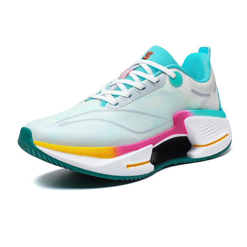 Autumn and winter new casual sports shoes hollow cushioning racing large size running shoes hiking leisure