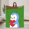 Pudgy Penguin  Merch Blanket Ultra-Soft Fleece  Throw Blankets Relax Bedding Throws