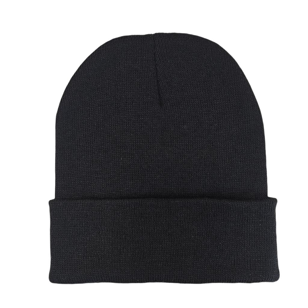 Custom Plain Knit Beanie Soft Winter Hat with 58 Colors Ready Stock Embroidery Logo