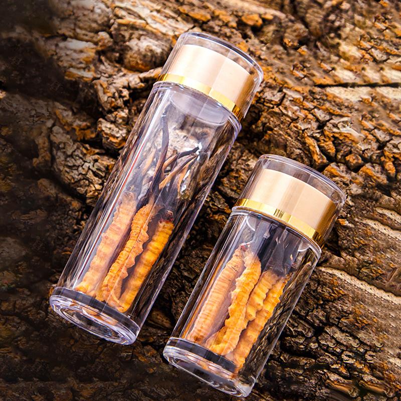 Sample Tablet Packaging Bottle Container Pill Packer Acrylic Jars Capsule Bottles With Lid For Pill 5/8/14/16/22Ml