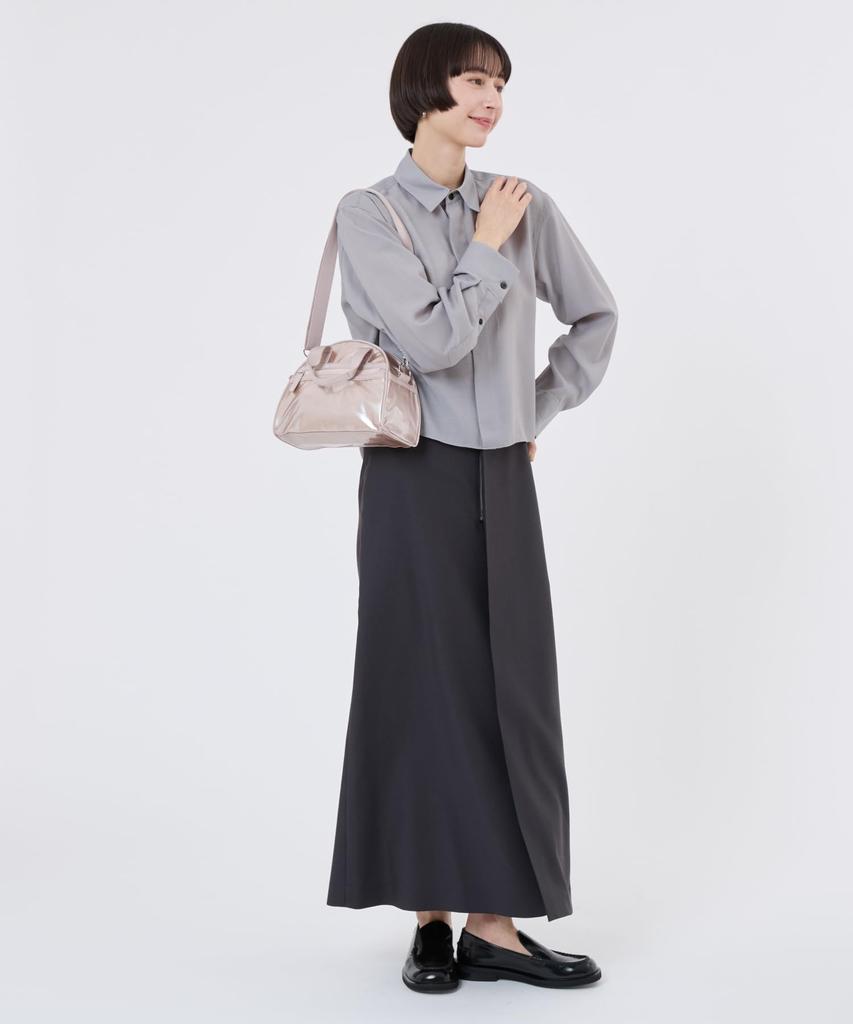 ROUND SM Gold Shine SATCHEL/1802/Rose