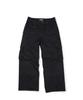 ETCE Heavy Cotton Washed Cargo Pants (Black)
