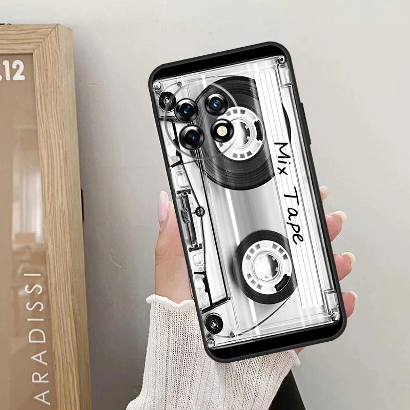 Custodia per Cassetta Mix Tape Per OnePlus Nord 5 CE 4 3 2 Lite N20 N30 OnePlus 15 13 12 R 10T 13T 10R 8T 9 10 11 Cover
