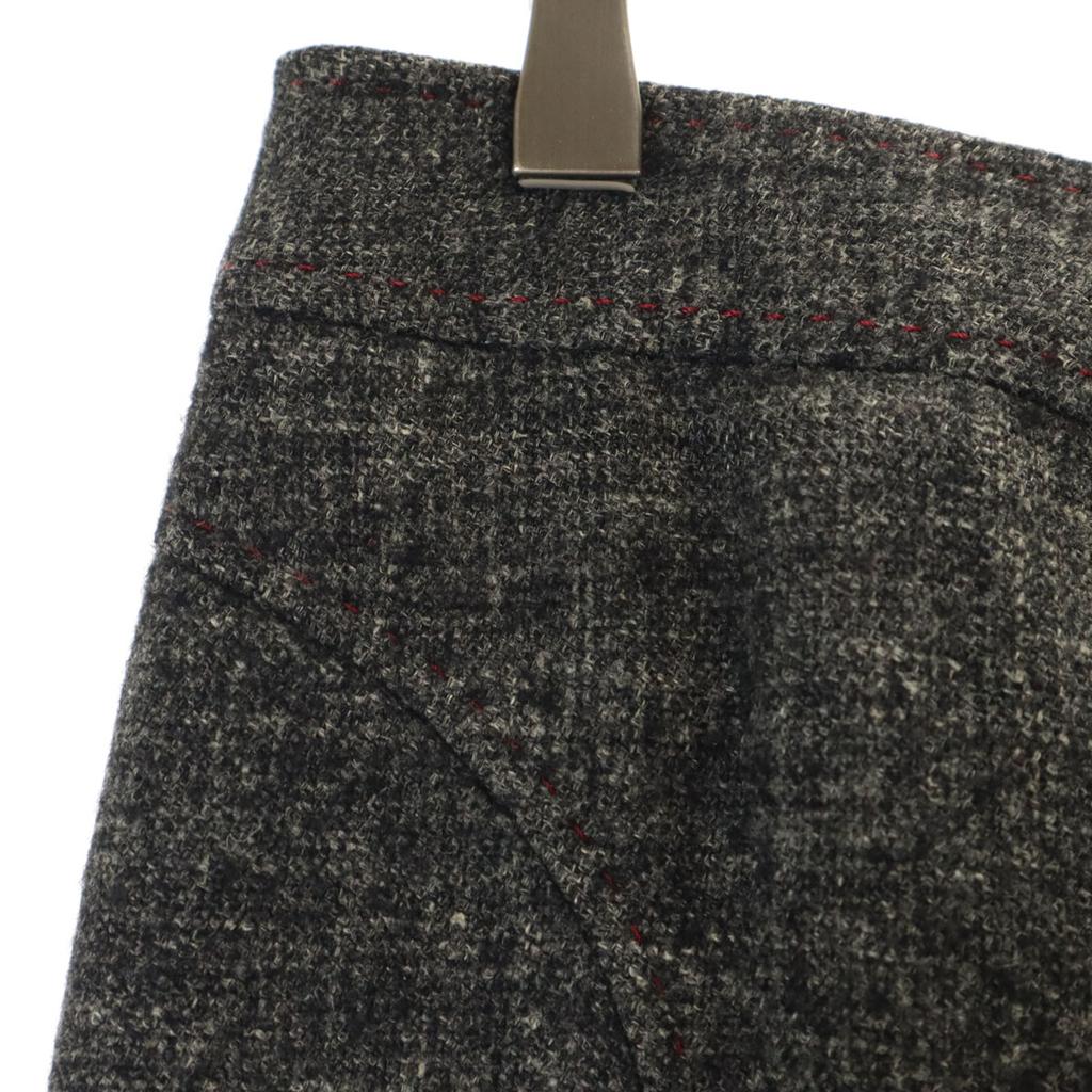 Paul Smith wool blend Skirt suit Setup 38/42 gray BLACK Women Used