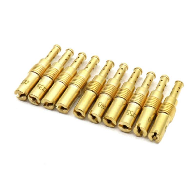 30 pezzi getto lento carburatore getti principali + 10 pezzi getti lenti/kit getto pilota per carburatori PWK Keihin OKO