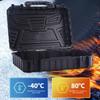 Caixa de Ferramentas de Hardware Portátil, Recipiente de Ferramentas Resistente com Ampla Faixa de Temperatura, Maleta Resistente a Esmagamento para Veículo para Uso Externo