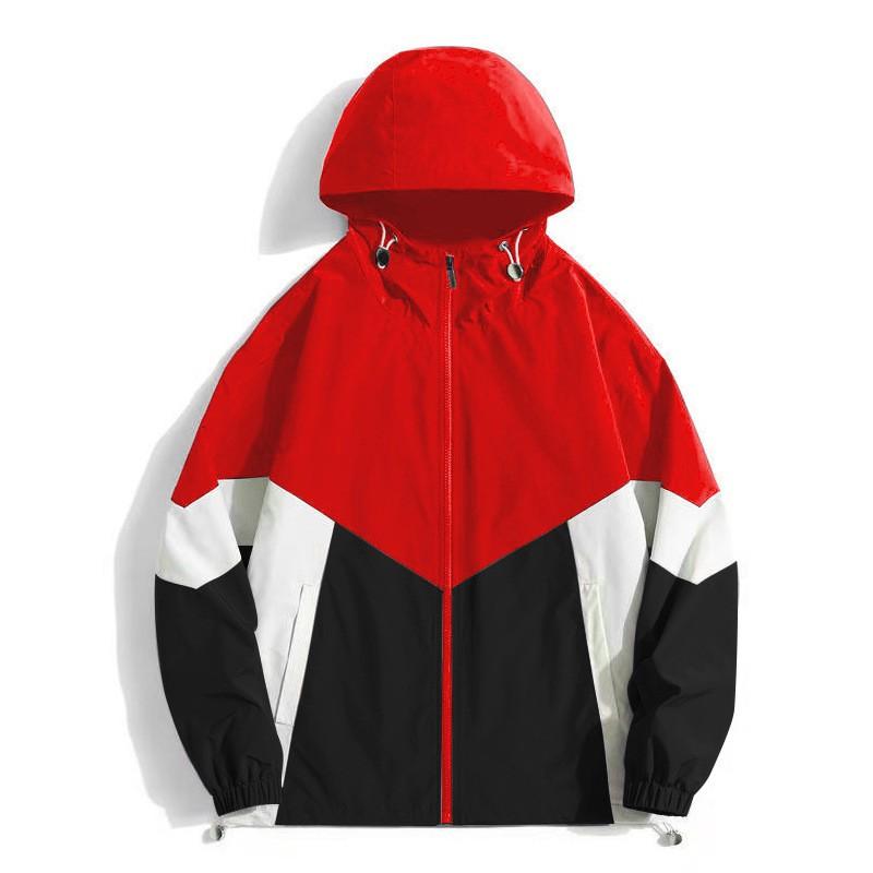 Unisex Casual Jacket Lightweight Hooded Outerwear