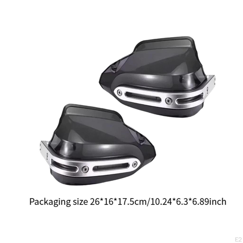 2x Motocross Wind Deflector Protectors Protector Motorcycle for Accs