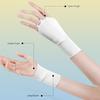 Thin Sunscreen Gloves Elastic Ice Silk Mittens Sports Half Finger Golf Gloves  Unisex
