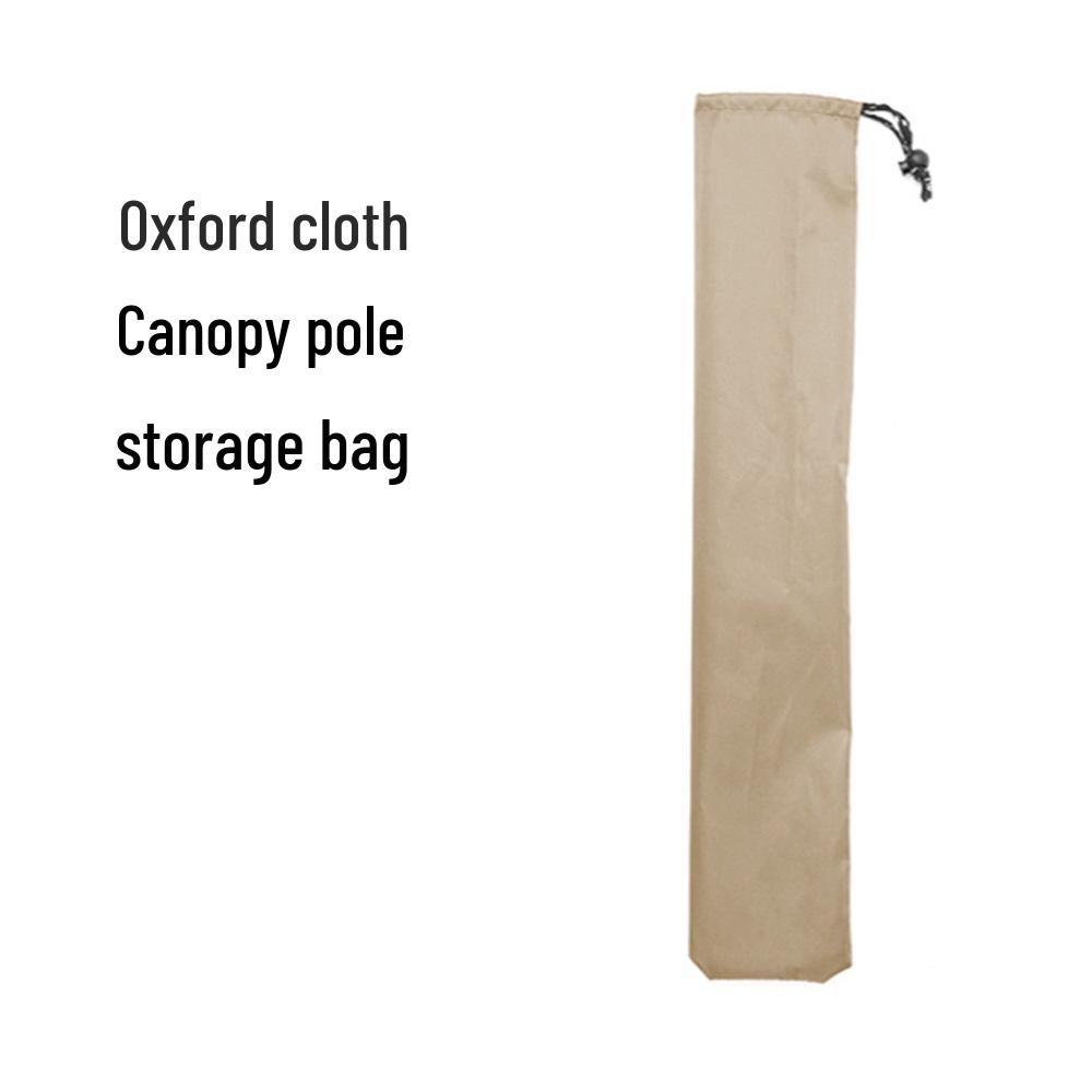 Adjustable 2-Meter Iron Outdoor Canopy Support Pole with 10 Sections and Spray-Painted Finish for Tent Vestibule Accessories.