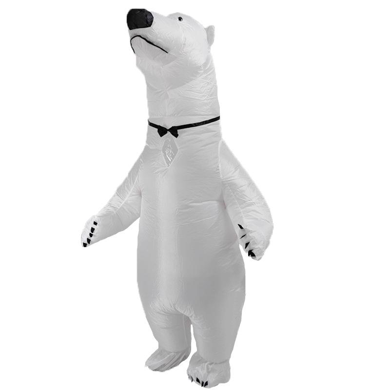 Polar Bear Inflatable Costume for Halloween Party and Festival Performance Adult 150-190cm