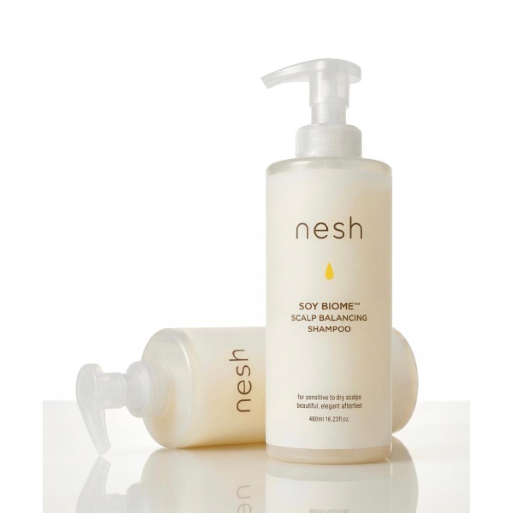

Nesh [set Of 2] Soy Biome Scalp Balancing Shampoo 480ml X 2 NONE