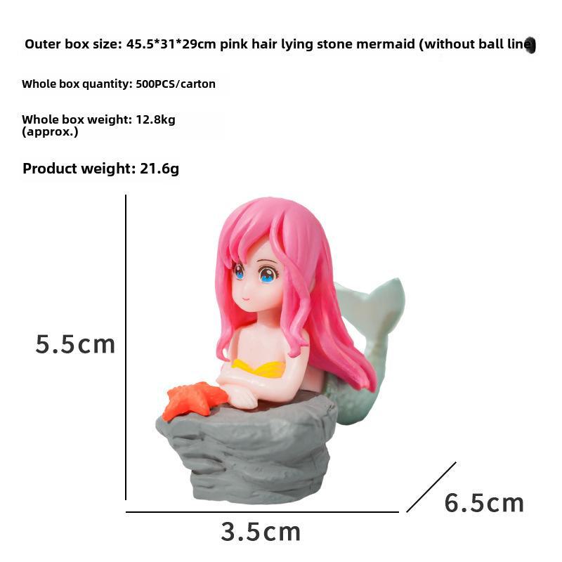 

Декор аквариума с изображением принцессы-русалки для гостиной - новый элегантный дизайн